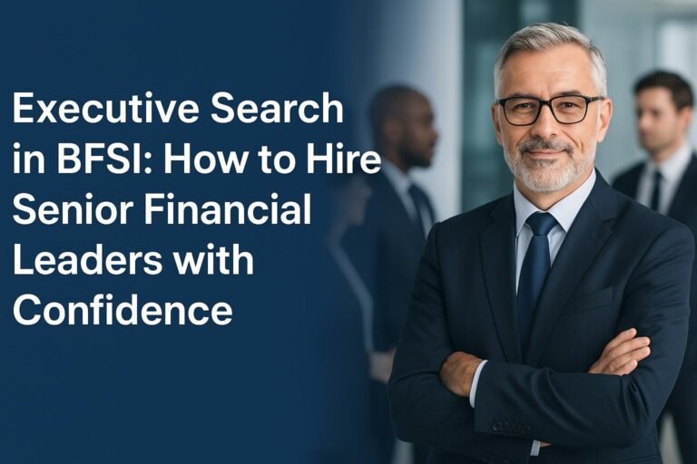 Executive Search in BFSI How to Hire Senior Financial Leaders with Confidence